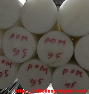 Cây nhựa pom phi 40mm, nhựa pom tròn phi 40mm, cây pom phi 40mm