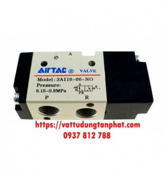 Van Điện Từ Airtac 3A110-08, van điện từ khí nén airtac 3A110-08