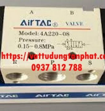 Van Điện Từ Airtac 4A220-08, van điện từ khí nén airtac 4A220-08